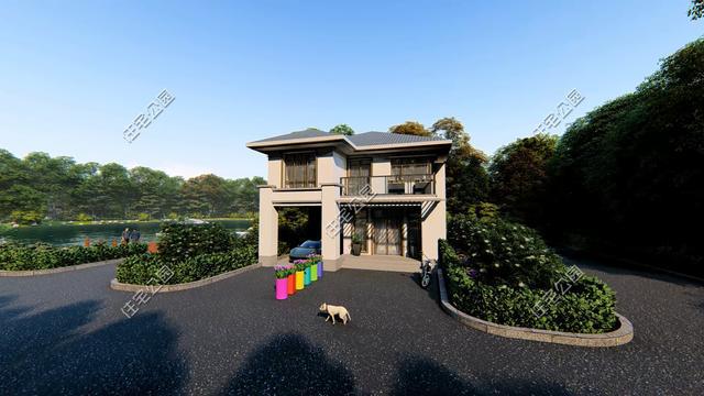 6套二层农村建房图纸方正户型大气实用我却还是更爱L型小院！开云体育 开云平台(图2)