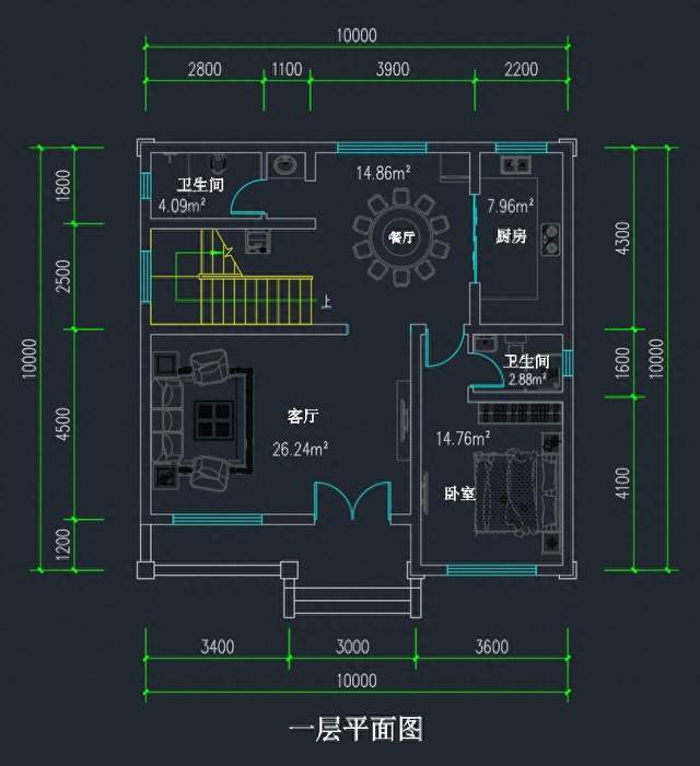 15套农开云体育 开云平台村100平米二层别墅图纸推荐住进去舒适又安心农村自建房(图2)