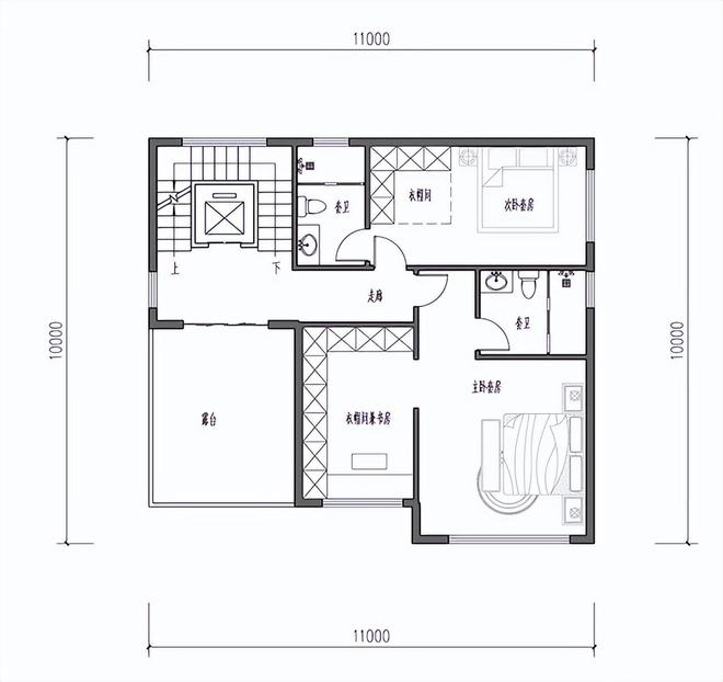 开云 开云体育平台30套农村自建房别墅设计图占地110平方米左右造价只要20万起(图4)